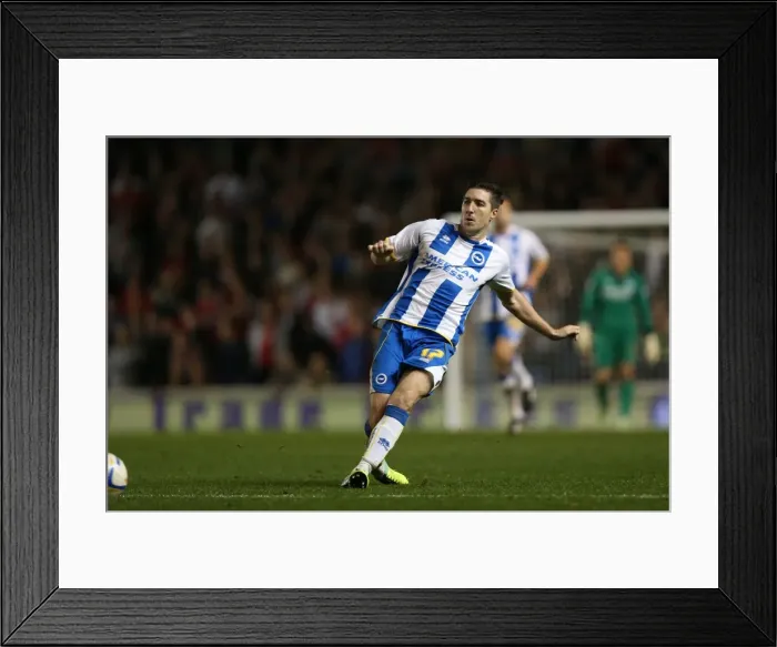Framed Print : Brighton & Hove Albion vs. Nottingham Forest: Home Game - October 5, 2013 Framed Print : Brighton & Hove Albion vs. Nottingham Forest: Home Game - October 5, 2013