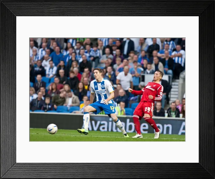 Framed Print : Brighton & Hove Albion vs. Nottingham Forest (2013-14 Home Game)