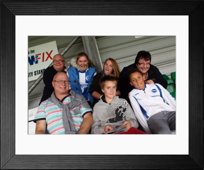 Framed Print : Brighton & Hove Albion Away at Yeovil Town (2013-14 Season): October 19, 2013 Framed Print : Brighton & Hove Albion Away at Yeovil Town (2013-14 Season): October 19, 2013