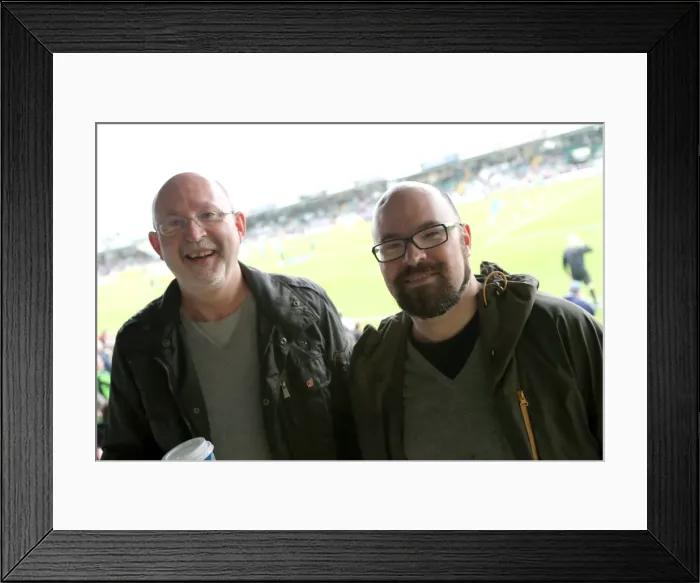Framed Print : Electric Atmosphere: Brighton and Hove Albion Fans at Yeovil Town (Away Days 2013-14) Framed Print : Electric Atmosphere: Brighton and Hove Albion Fans at Yeovil Town (Away Days 2013-14)