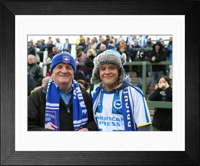 Framed Print : Sea of Supporters: Brighton and Hove Albion Away Days 2013-14 - Yeovil Town Framed Print : Sea of Supporters: Brighton and Hove Albion Away Days 2013-14 - Yeovil Town