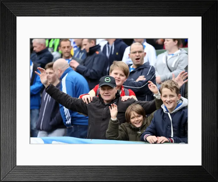 Framed Print : Brighton & Hove Albion at Yeovil Town (2013-14 Away Game): October 19, 2013 Framed Print : Brighton & Hove Albion at Yeovil Town (2013-14 Away Game): October 19, 2013