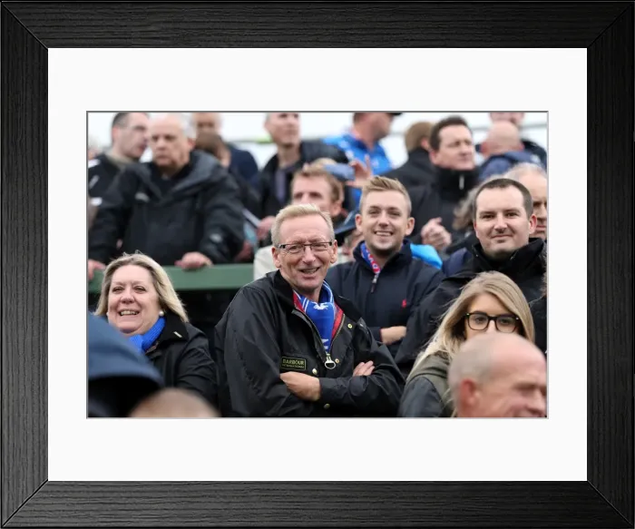 Framed Print : Brighton & Hove Albion Away at Yeovil Town (2013-14 Season) - October 19, 2013