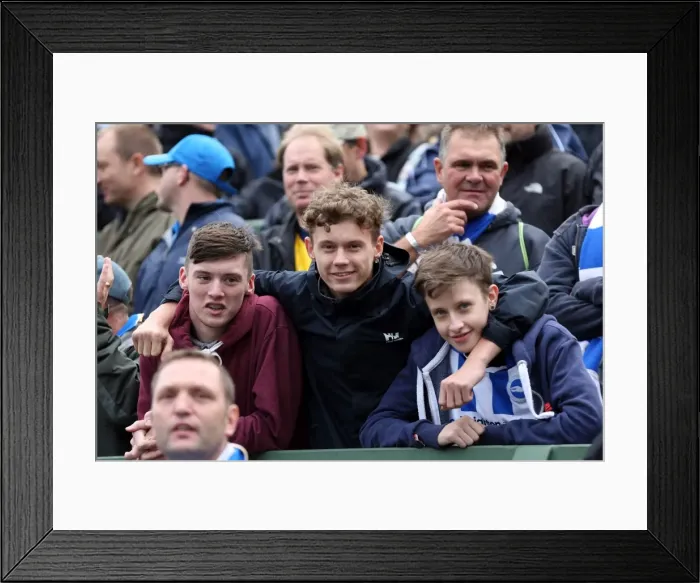 Framed Print : Brighton & Hove Albion at Yeovil Town (2013-14 Season): Away Game Highlights