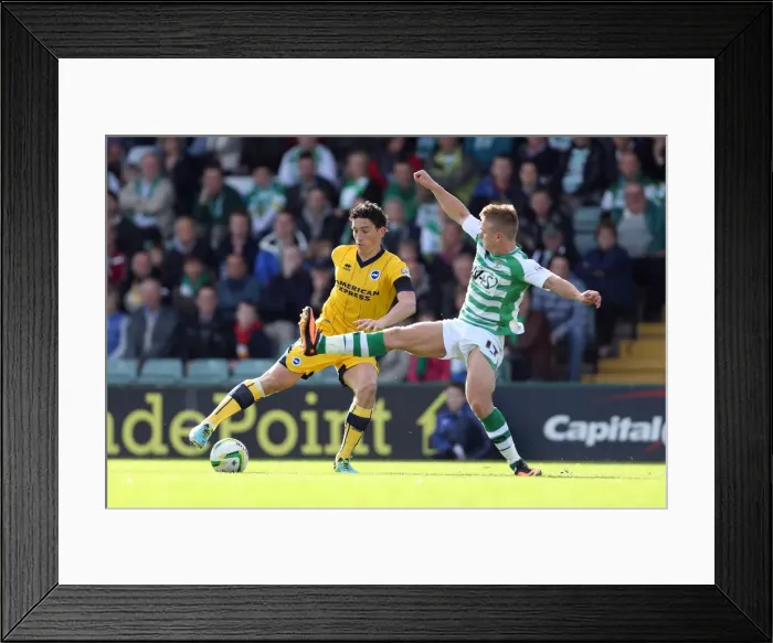 Framed Print : Brighton & Hove Albion at Yeovil Town (2013-14 Away Game): October 19, 2013 Framed Print : Brighton & Hove Albion at Yeovil Town (2013-14 Away Game): October 19, 2013