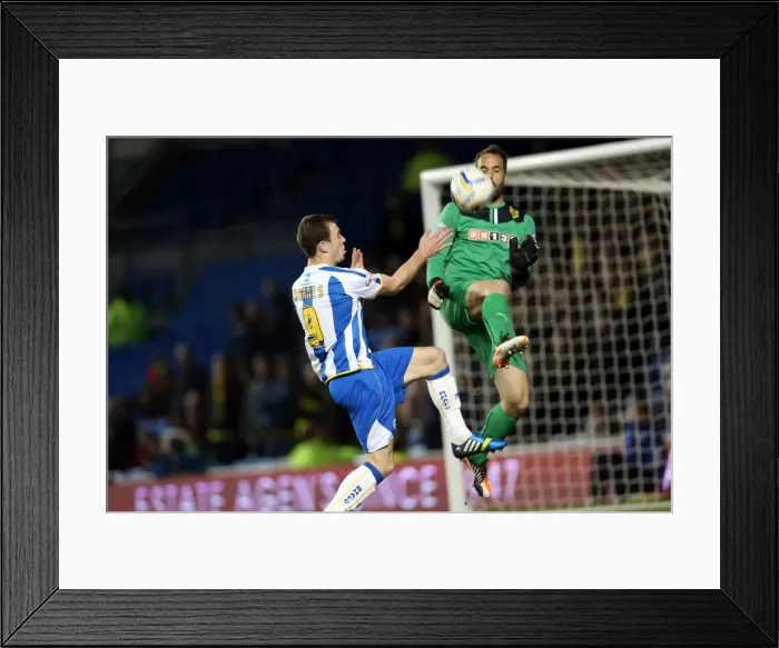 Framed Print : Brighton & Hove Albion vs. Watford (28-10-2013): Fright Night Home Game Framed Print : Brighton & Hove Albion vs. Watford (28-10-2013): Fright Night Home Game