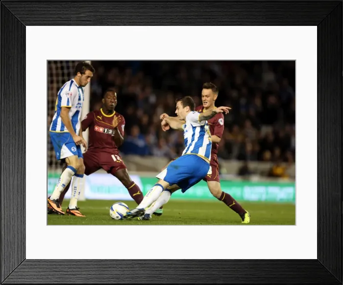 Framed Print : Brighton & Hove Albion vs. Watford (28-10-2013): Fright Night Home Game Framed Print : Brighton & Hove Albion vs. Watford (28-10-2013): Fright Night Home Game