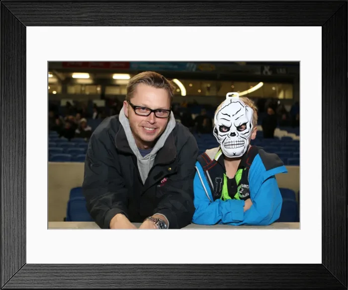 Framed Print : Brighton & Hove Albion vs. Watford (28-10-2013): Fright Night Home Game Framed Print : Brighton & Hove Albion vs. Watford (28-10-2013): Fright Night Home Game
