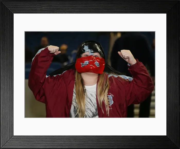 Framed Print : Brighton & Hove Albion vs. Watford (28-10-2013): Fright Night Home Game