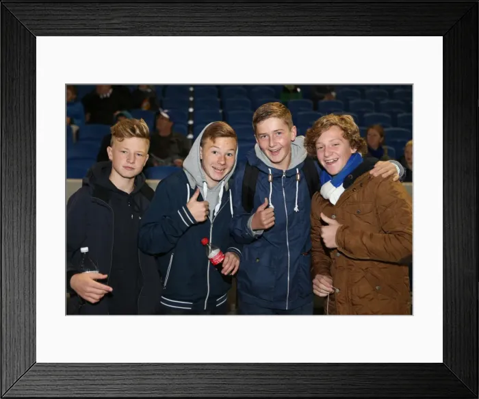 Framed Print : Brighton & Hove Albion FC: Thrilling Crowds at the Amex Stadium - 2013-14 Season (Watford Game, Fright Night) Framed Print : Brighton & Hove Albion FC: Thrilling Crowds at the Amex Stadium - 2013-14 Season (Watford Game, Fright Night)