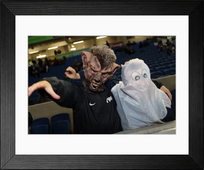 Framed Print : Brighton & Hove Albion vs. Watford (28-10-2013): Fright Night Home Game Framed Print : Brighton & Hove Albion vs. Watford (28-10-2013): Fright Night Home Game