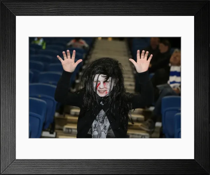 Framed Print : Brighton & Hove Albion vs. Watford (28-10-2013): Fright Night Home Game Framed Print : Brighton & Hove Albion vs. Watford (28-10-2013): Fright Night Home Game