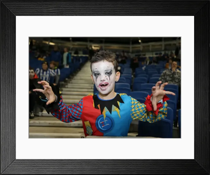 Framed Print : Brighton & Hove Albion vs. Watford: Fright Night (28-10-2013)