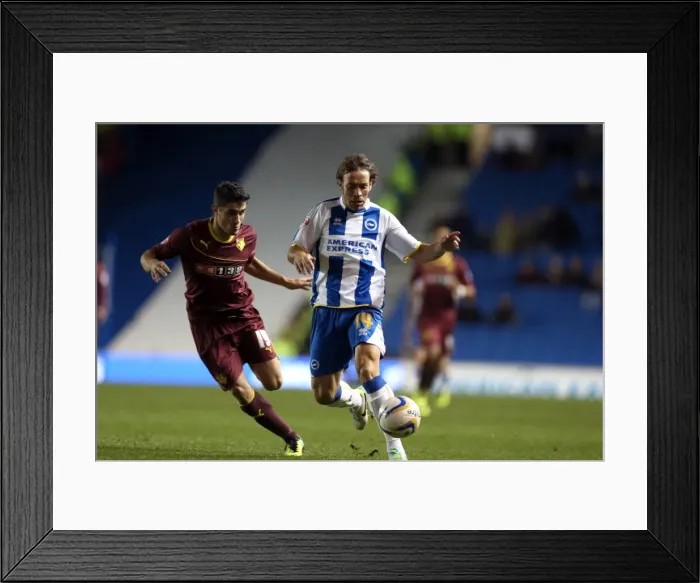 Framed Print : Brighton & Hove Albion vs. Watford (2013-10-28) - Fright Night Home Game Framed Print : Brighton & Hove Albion vs. Watford (2013-10-28) - Fright Night Home Game