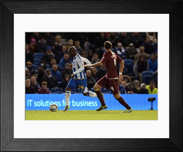 Framed Print : Fright Night: Brighton & Hove Albion vs. Watford (2013-14 Home Game) Framed Print : Fright Night: Brighton & Hove Albion vs. Watford (2013-14 Home Game)