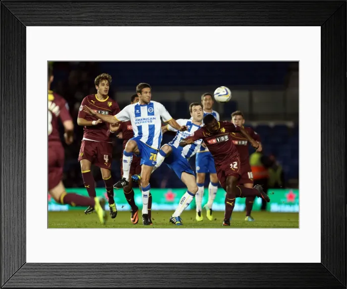 Framed Print : Brighton & Hove Albion vs. Watford (28-10-2013): Fright Night Home Game Framed Print : Brighton & Hove Albion vs. Watford (28-10-2013): Fright Night Home Game