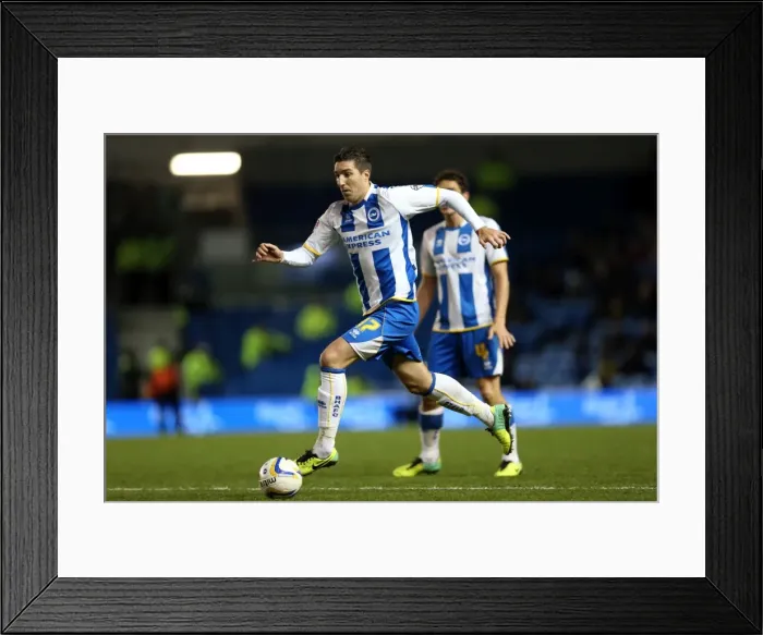 Framed Print : Brighton & Hove Albion vs. Watford: Fright Night (28-10-2013)