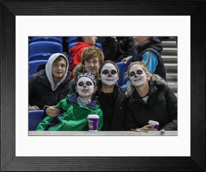 Framed Print : Brighton & Hove Albion vs. Watford (28-10-2013): Fright Night Home Game Framed Print : Brighton & Hove Albion vs. Watford (28-10-2013): Fright Night Home Game