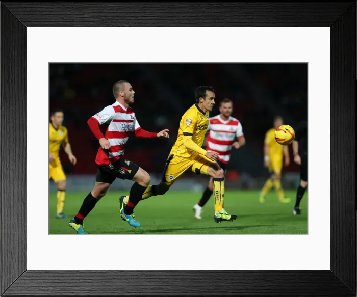 Framed Print : Brighton & Hove Albion vs Doncaster Rovers (Away) - 02-11-2013: Season 2013-14, Away Game Framed Print : Brighton & Hove Albion vs Doncaster Rovers (Away) - 02-11-2013: Season 2013-14, Away Game