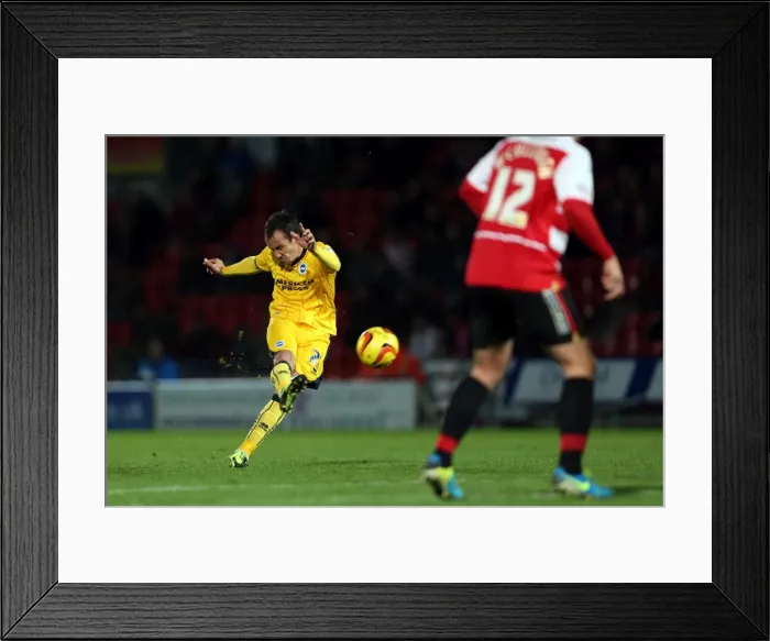 Framed Print : Brighton & Hove Albion vs Doncaster Rovers (Away): 02-11-2013 - 2013-14 Season Framed Print : Brighton & Hove Albion vs Doncaster Rovers (Away): 02-11-2013 - 2013-14 Season