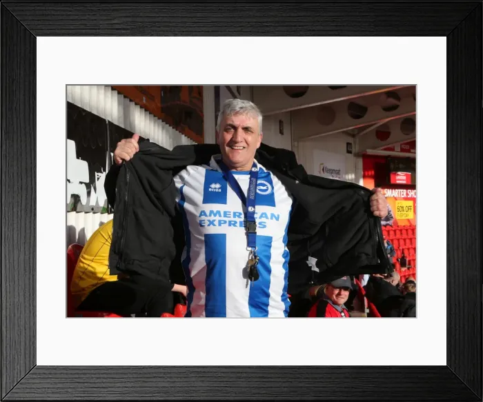 Framed Print : Brighton & Hove Albion vs Doncaster Rovers (Away) - 02-11-2013: Season 2013-14, Away Game Framed Print : Brighton & Hove Albion vs Doncaster Rovers (Away) - 02-11-2013: Season 2013-14, Away Game