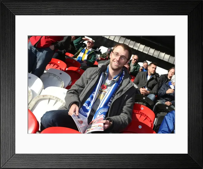 Framed Print : Brighton & Hove Albion vs Doncaster Rovers (Away) - 02-11-2013: Season 2013-14, Away Game Framed Print : Brighton & Hove Albion vs Doncaster Rovers (Away) - 02-11-2013: Season 2013-14, Away Game