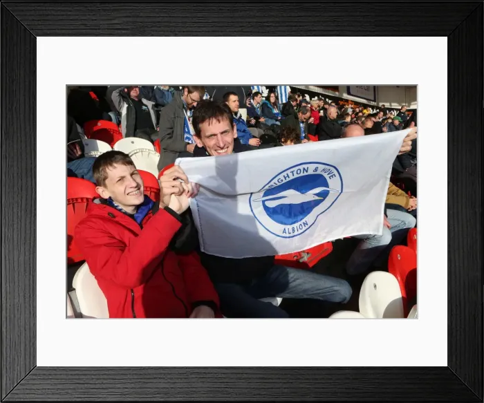 Framed Print : Brighton & Hove Albion vs Doncaster Rovers (Away) - 02-11-2013: Season 2013-14, Away Game Framed Print : Brighton & Hove Albion vs Doncaster Rovers (Away) - 02-11-2013: Season 2013-14, Away Game