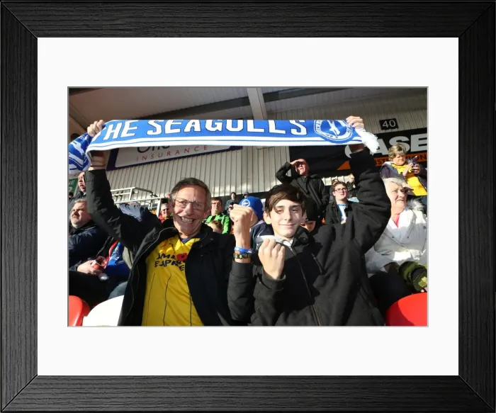 Framed Print : Brighton & Hove Albion vs Doncaster Rovers: 02-11-2013 - Away Game, 2013-14 Season Framed Print : Brighton & Hove Albion vs Doncaster Rovers: 02-11-2013 - Away Game, 2013-14 Season