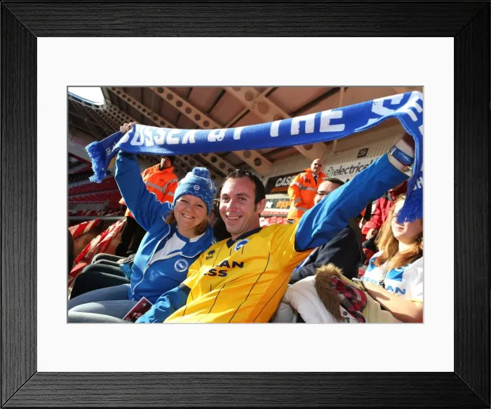Framed Print : Brighton & Hove Albion vs Doncaster Rovers (Away): 02-11-2013 - Season 2013-14: Doncaster Rovers Game Framed Print : Brighton & Hove Albion vs Doncaster Rovers (Away): 02-11-2013 - Season 2013-14: Doncaster Rovers Game