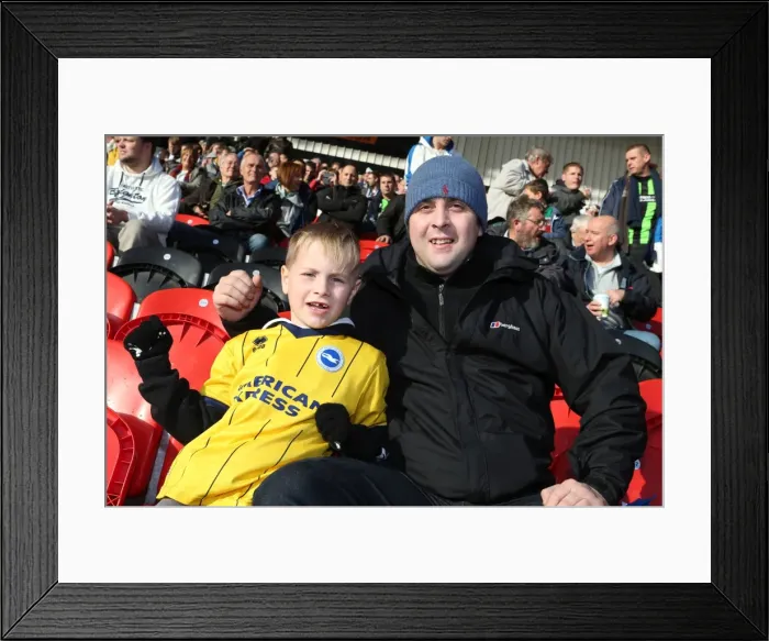 Framed Print : Brighton & Hove Albion vs Doncaster Rovers (Away) - 02-11-2013: Season 2013-14, Away Game Framed Print : Brighton & Hove Albion vs Doncaster Rovers (Away) - 02-11-2013: Season 2013-14, Away Game