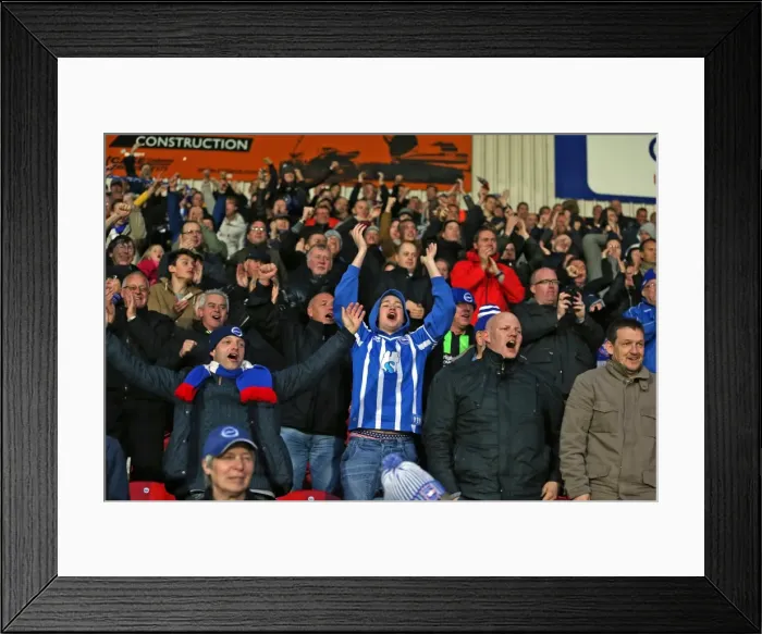 Framed Print : Brighton & Hove Albion vs Doncaster Rovers (Away) - 02-11-2013: Season 2013-14, Away Game Framed Print : Brighton & Hove Albion vs Doncaster Rovers (Away) - 02-11-2013: Season 2013-14, Away Game