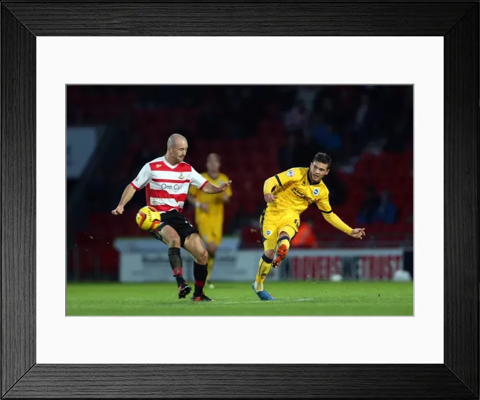 Framed Print : Brighton & Hove Albion vs Doncaster Rovers (Away): 2013-14 Season - November 2, 2013 Framed Print : Brighton & Hove Albion vs Doncaster Rovers (Away): 2013-14 Season - November 2, 2013