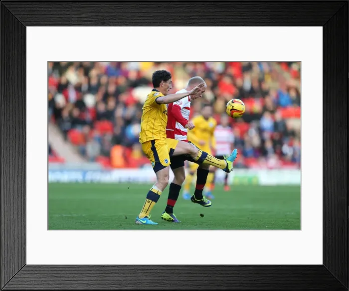Framed Print : Brighton & Hove Albion vs Doncaster Rovers (Away) - 02-11-2013: Season 2013-14, Away Game Framed Print : Brighton & Hove Albion vs Doncaster Rovers (Away) - 02-11-2013: Season 2013-14, Away Game