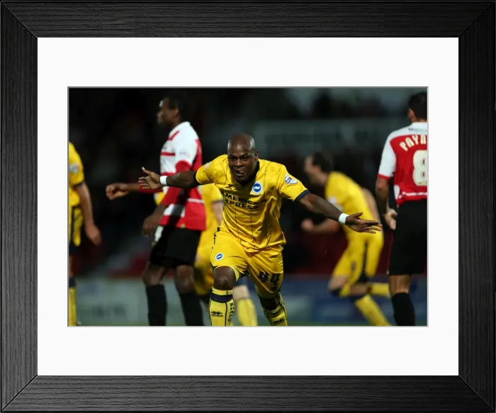 Framed Print : Brighton & Hove Albion vs Doncaster Rovers: 2013-14 Away Game Framed Print : Brighton & Hove Albion vs Doncaster Rovers: 2013-14 Away Game