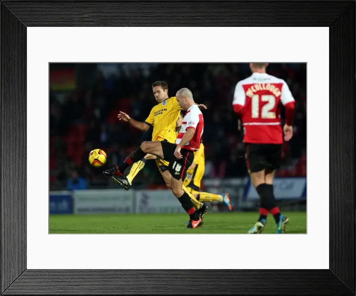 Framed Print : Brighton & Hove Albion vs Doncaster Rovers (Away): 02-11-2013 - 2013-14 Season Framed Print : Brighton & Hove Albion vs Doncaster Rovers (Away): 02-11-2013 - 2013-14 Season