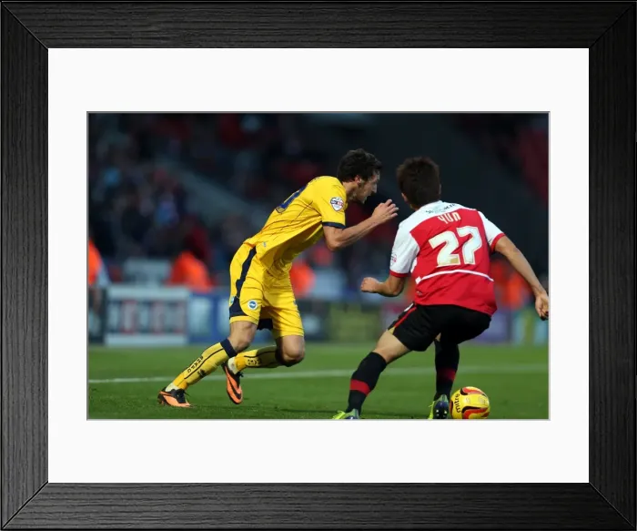 Framed Print : Brighton & Hove Albion vs Doncaster Rovers: 2013-14 Away Game Framed Print : Brighton & Hove Albion vs Doncaster Rovers: 2013-14 Away Game