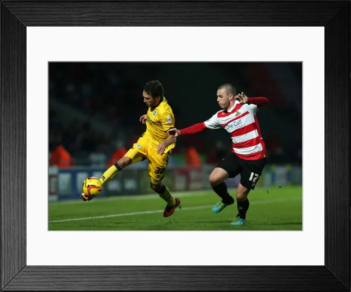 Framed Print : Brighton & Hove Albion vs Doncaster Rovers (Away) - 02-11-2013: 2013-14 Season Framed Print : Brighton & Hove Albion vs Doncaster Rovers (Away) - 02-11-2013: 2013-14 Season