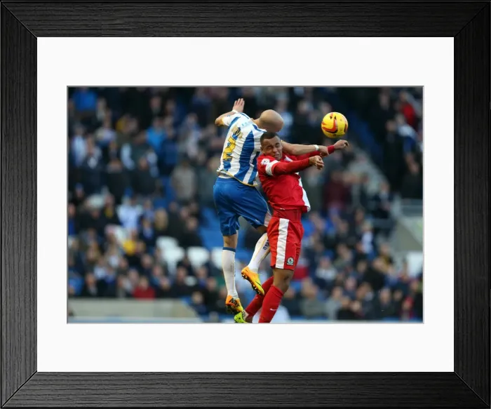 Framed Print : Brighton & Hove Albion vs. Blackburn Rovers (2013-14 Season): A Home Game Framed Print : Brighton & Hove Albion vs. Blackburn Rovers (2013-14 Season): A Home Game