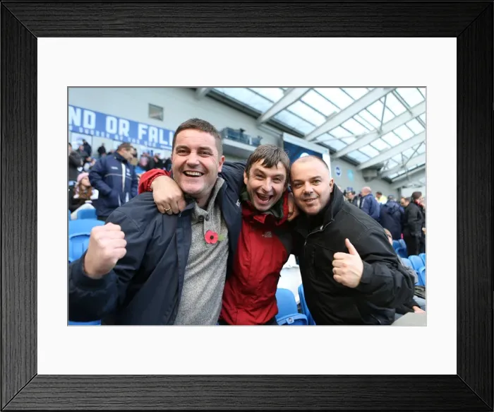 Framed Print : Brighton & Hove Albion vs. Blackburn Rovers (2013-14 Season): A Home Game Framed Print : Brighton & Hove Albion vs. Blackburn Rovers (2013-14 Season): A Home Game