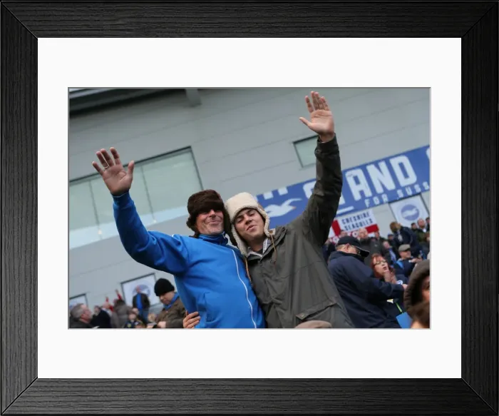 Framed Print : Brighton & Hove Albion vs. Blackburn Rovers (2013-14 Season) - Home Game Framed Print : Brighton & Hove Albion vs. Blackburn Rovers (2013-14 Season) - Home Game