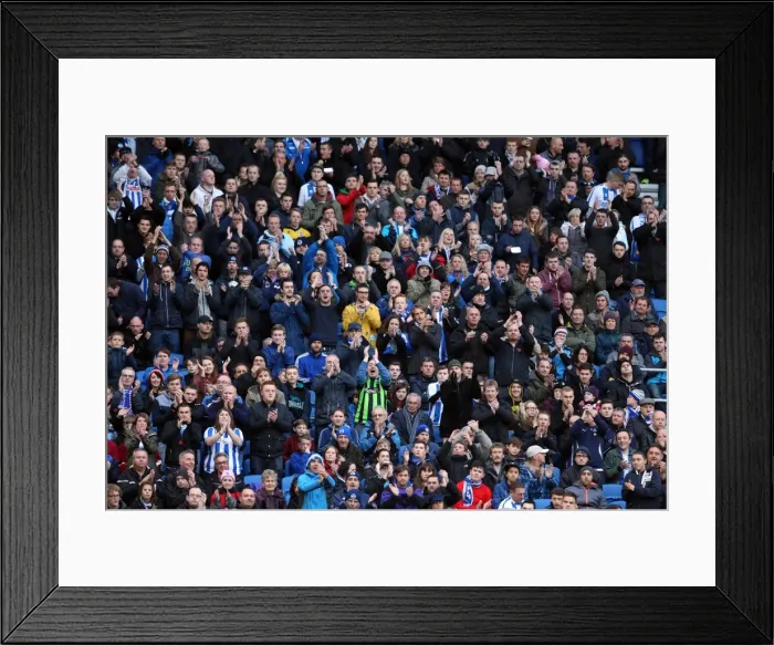 Framed Print : Brighton & Hove Albion vs. Blackburn Rovers (2013-14 Season) - A Home Game Framed Print : Brighton & Hove Albion vs. Blackburn Rovers (2013-14 Season) - A Home Game