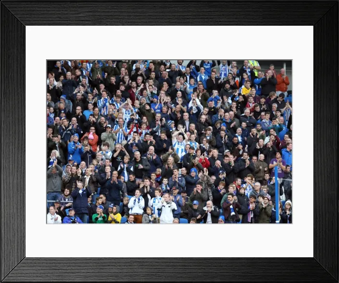Framed Print : Brighton & Hove Albion vs. Blackburn Rovers (2013-14 Season) - A Home Game Framed Print : Brighton & Hove Albion vs. Blackburn Rovers (2013-14 Season) - A Home Game