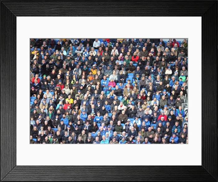 Framed Print : Brighton & Hove Albion vs. Blackburn Rovers (2013-14 Season): A Home Game Framed Print : Brighton & Hove Albion vs. Blackburn Rovers (2013-14 Season): A Home Game