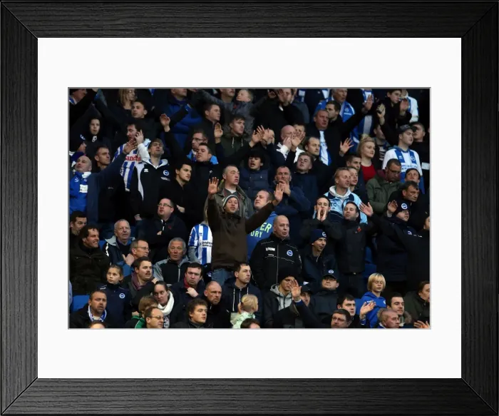 Framed Print : Brighton & Hove Albion vs. Blackburn Rovers (2013-14 Season): A Home Game Framed Print : Brighton & Hove Albion vs. Blackburn Rovers (2013-14 Season): A Home Game