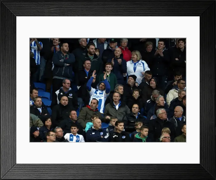 Framed Print : Brighton & Hove Albion vs. Blackburn Rovers (2013-11-09) - Home Game, 2013-14 Season Framed Print : Brighton & Hove Albion vs. Blackburn Rovers (2013-11-09) - Home Game, 2013-14 Season