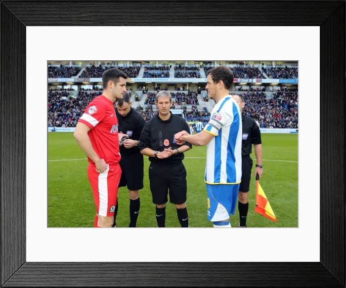 Framed Print : Brighton & Hove Albion vs. Blackburn Rovers (2013-14 Season): A Home Game Framed Print : Brighton & Hove Albion vs. Blackburn Rovers (2013-14 Season): A Home Game