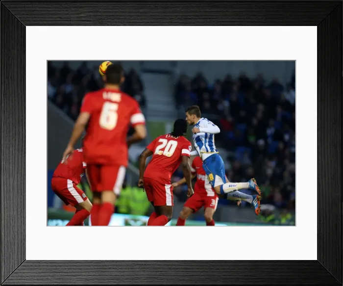 Framed Print : Brighton & Hove Albion vs. Blackburn Rovers (2013-14 Season) - A Home Game Framed Print : Brighton & Hove Albion vs. Blackburn Rovers (2013-14 Season) - A Home Game