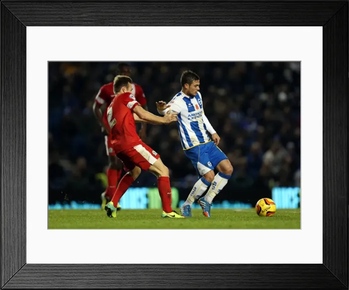 Framed Print : Brighton & Hove Albion vs. Blackburn Rovers (09-11-2013) - A Home Game from the 2013-14 Season Framed Print : Brighton & Hove Albion vs. Blackburn Rovers (09-11-2013) - A Home Game from the 2013-14 Season