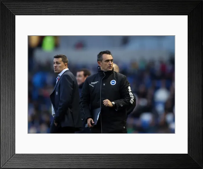 Framed Print : Brighton & Hove Albion vs. Blackburn Rovers (09-11-2013): A Home Game from the 2013-14 Season Framed Print : Brighton & Hove Albion vs. Blackburn Rovers (09-11-2013): A Home Game from the 2013-14 Season