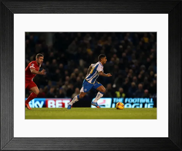 Framed Print : Brighton & Hove Albion vs. Blackburn Rovers (2013-14 Season): A Home Game Framed Print : Brighton & Hove Albion vs. Blackburn Rovers (2013-14 Season): A Home Game